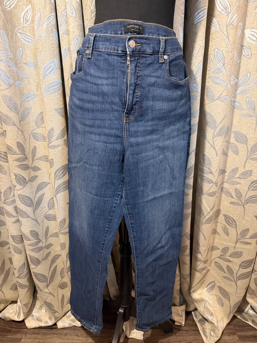 Banana Republic High Rise Slim Jeans in Blue